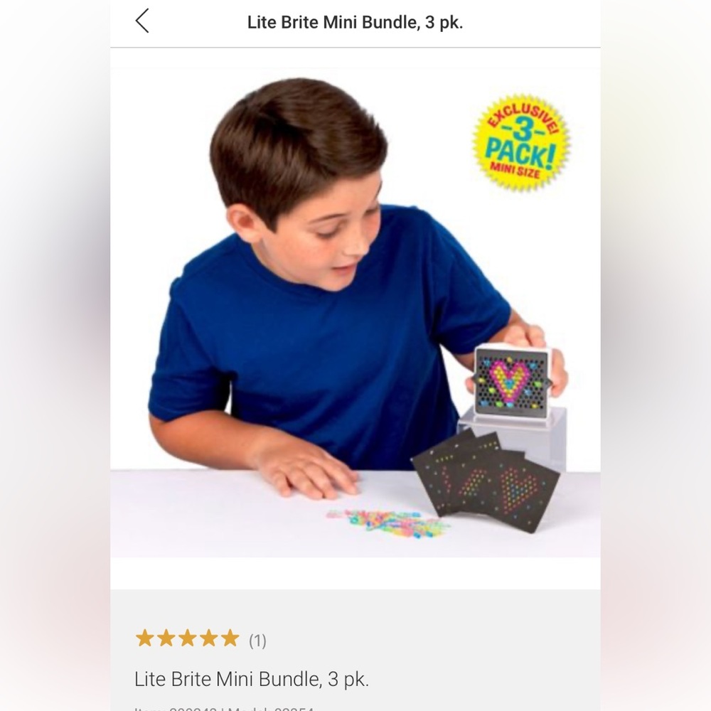 Lite brite mini 3 pack stocking stuffer - Picture 2 of 7